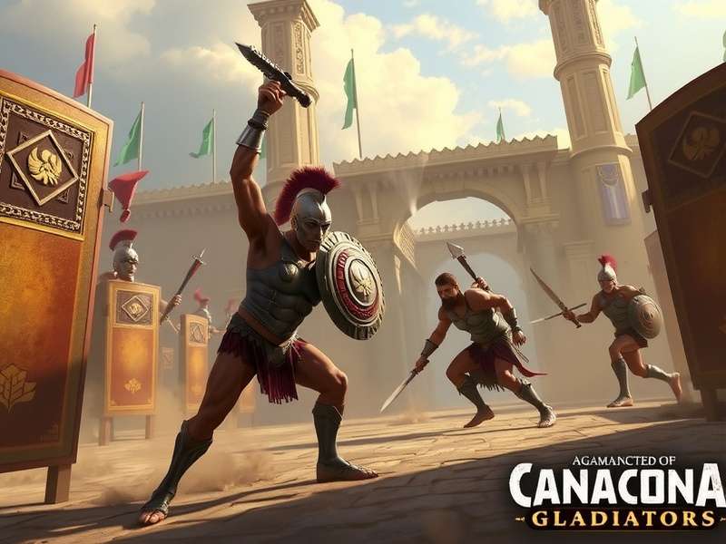 Intense combat in Canacona Gladiators Canacona Gladiators in-game battle scene